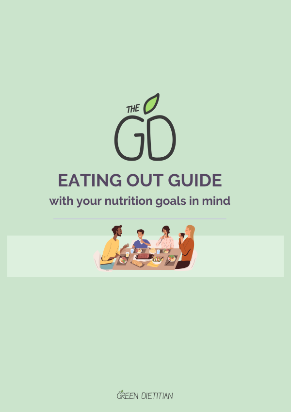 Eating out guide: with your nutrition goals in mind